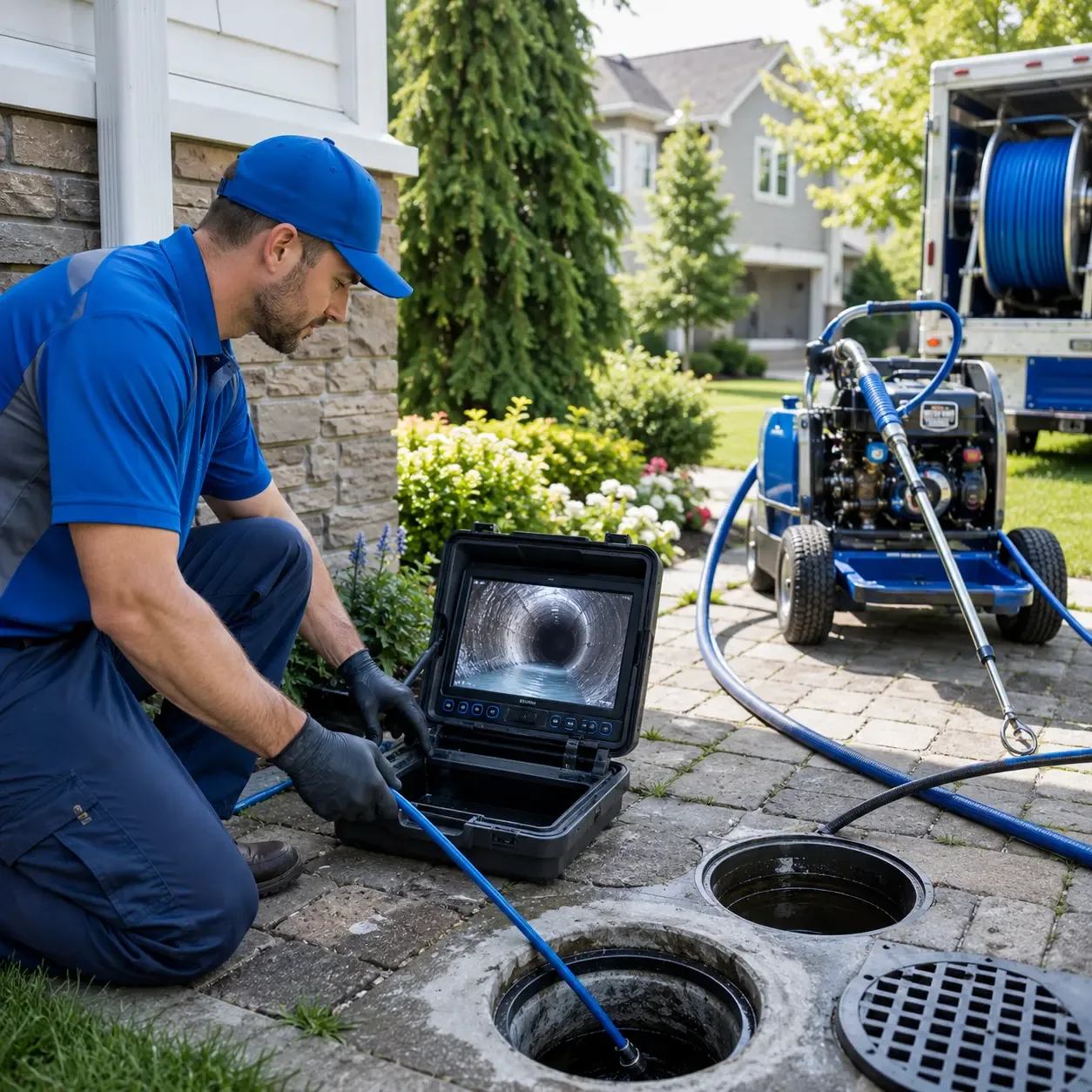 Outdoor drain cleaning professionals serving Saint Croix Falls, WI
